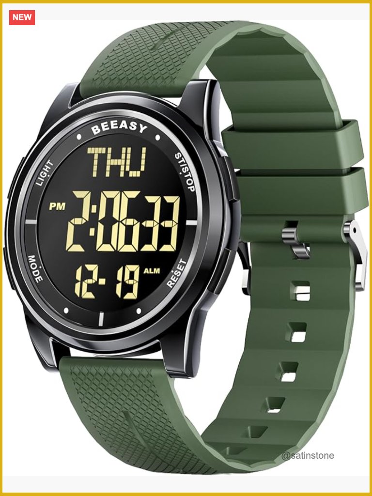 UltraThin Digital Watch 50m Waterproof Alarm Stopwatch Countdown UltraThin Digital Watch 50m Waterproof Alarm Stopwatch Countdown